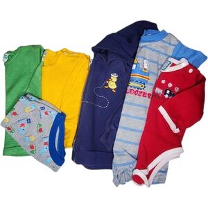 BUNDLE 6 Pieces Lot Baby Clothes Boys 0-3 Months